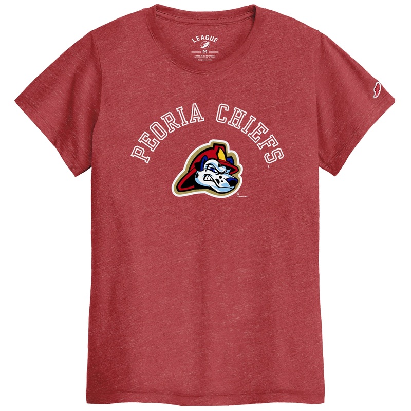 Peoria Chiefs Intramural Classic Women’s Tee Heather Red