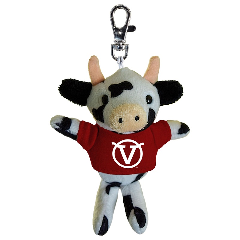 Plush Animal Key Chains (Cow, Bulldog & Lion)