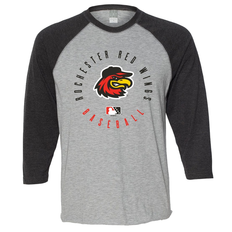Rochester Red Wings Raglan Baseball T-Shirt