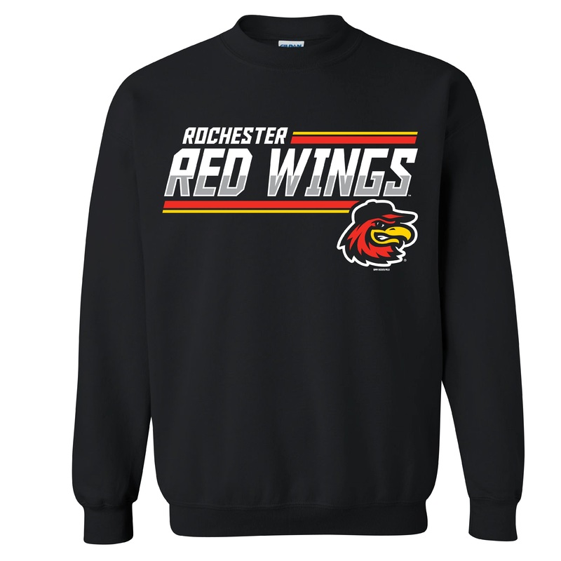Rochester Red Wings Youth Black Crewneck