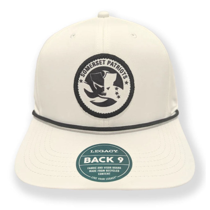 Somerset Patriots L2 Back9 Lightweight Performance Adjustable Golf Snap Back Cap