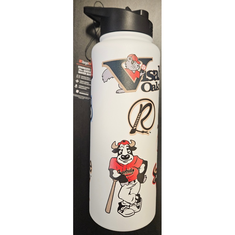 Stainless Steel Visalia Logos 34 oz Tumbler