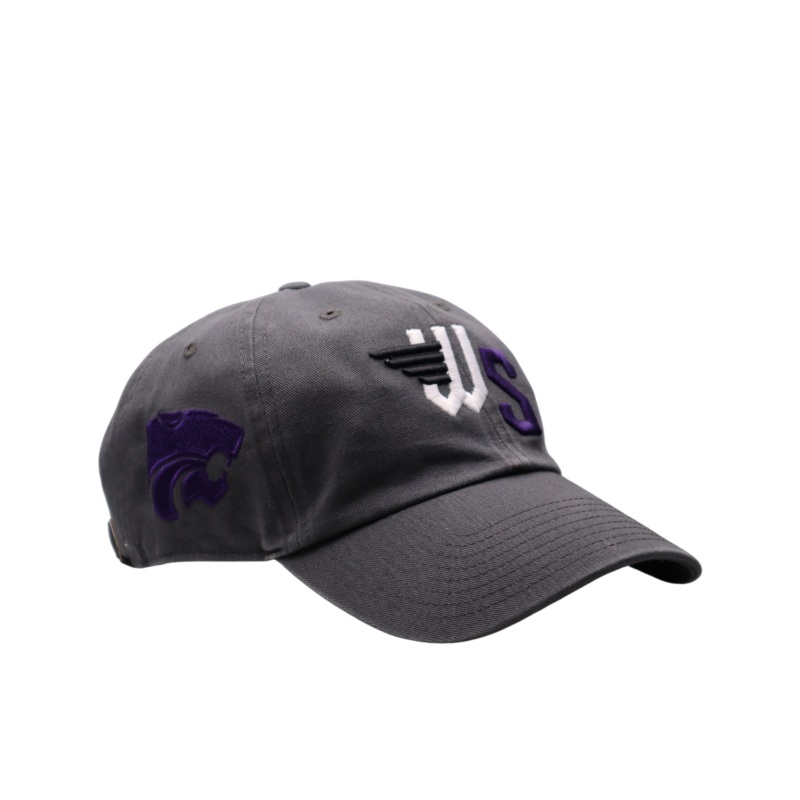 Wichita Wind Surge ’47 Charcoal Kansas State/Wind Surge Clean Up Cap