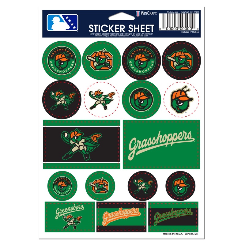 Wincraft 5″X7″ Sticker Sheet