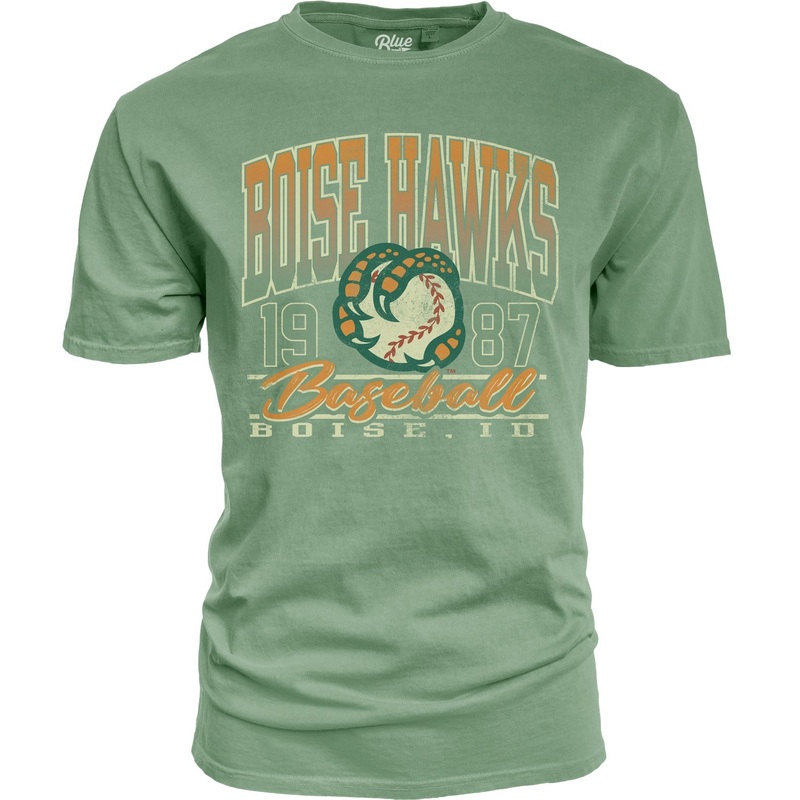 BOISE HAWKS KICKING IT TEE, GREEN