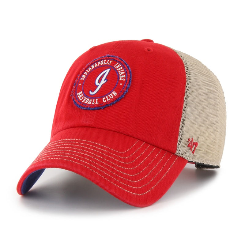 Indianapolis Indians ’47 Adult Red 70’s Prime Garland Adjustable Snapback Clean Up Cap