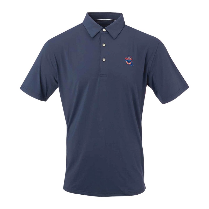 Jacksonville Jumbo Shrimp The Cowford Collection Ecotec Navy Polo