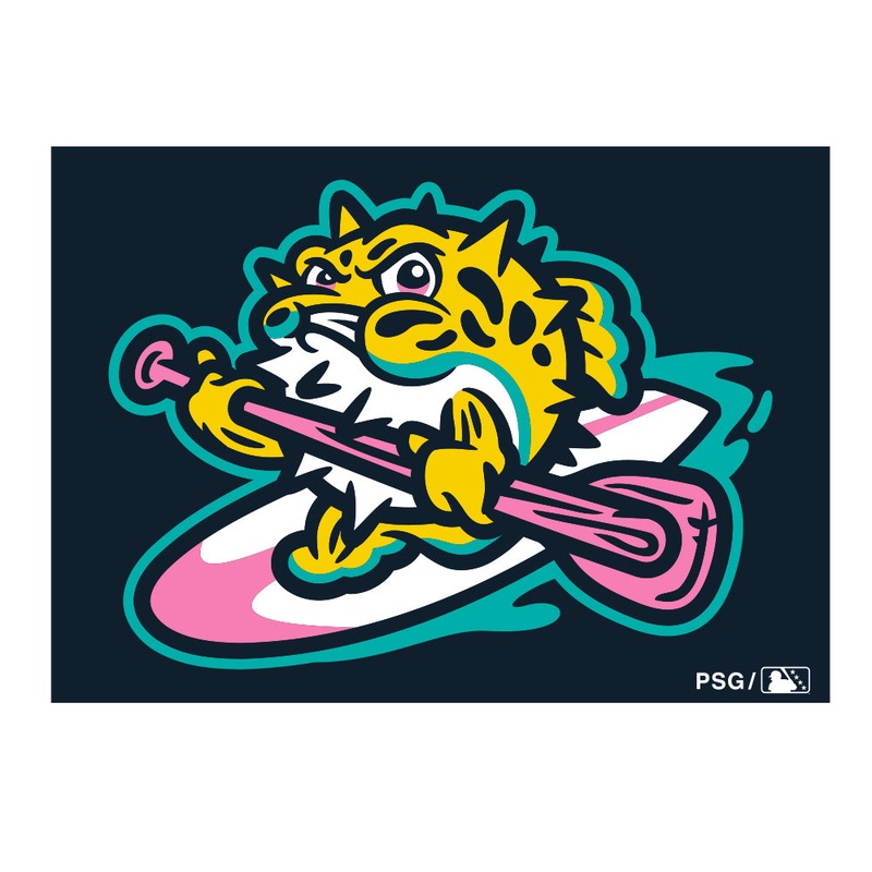 Jersey Shore BlueClaws TNC Locals Primary Logo Fridge Magnet