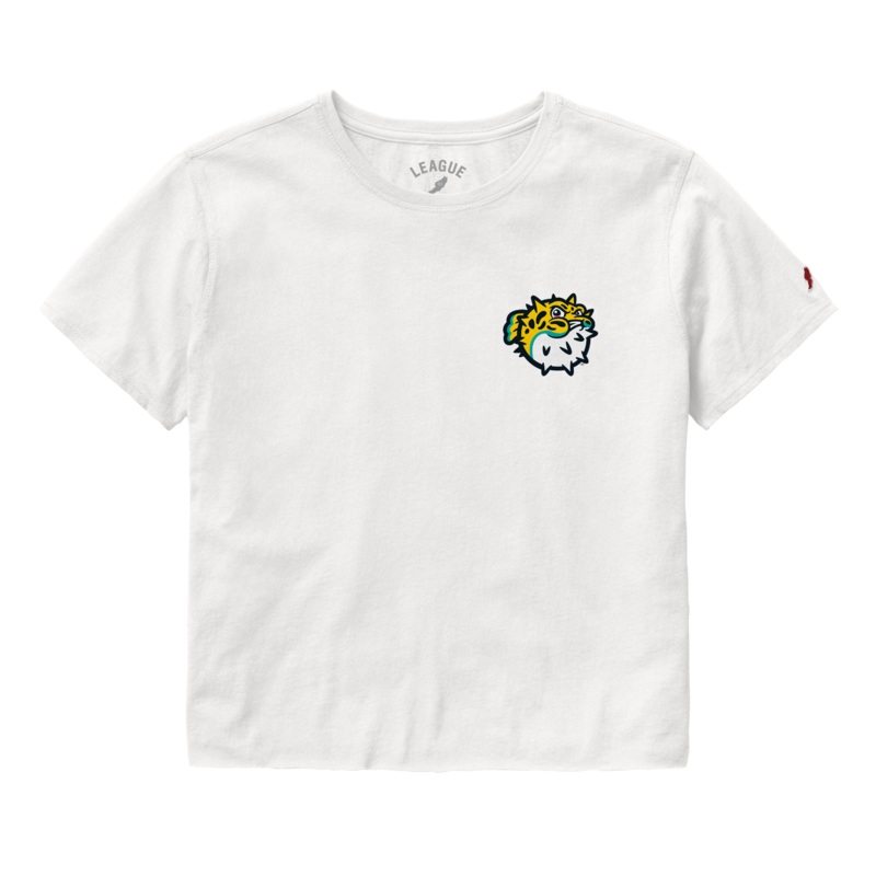 Jersey Shore BlueClaws TNC Locals White Crop Tee