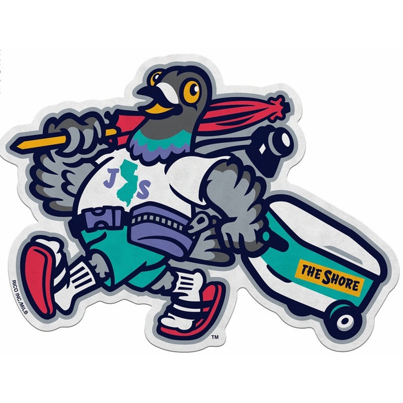 Jersey Shore BlueClaws TNC The Bennys Shaped Pennant