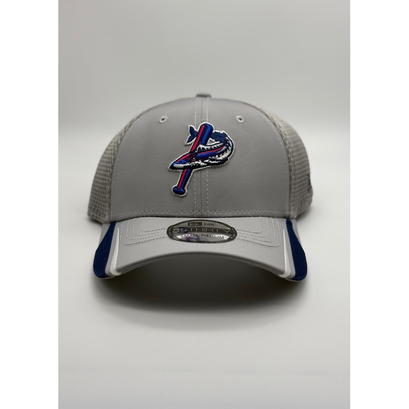 Pensacola Blue Wahoos Gray Linear Hat
