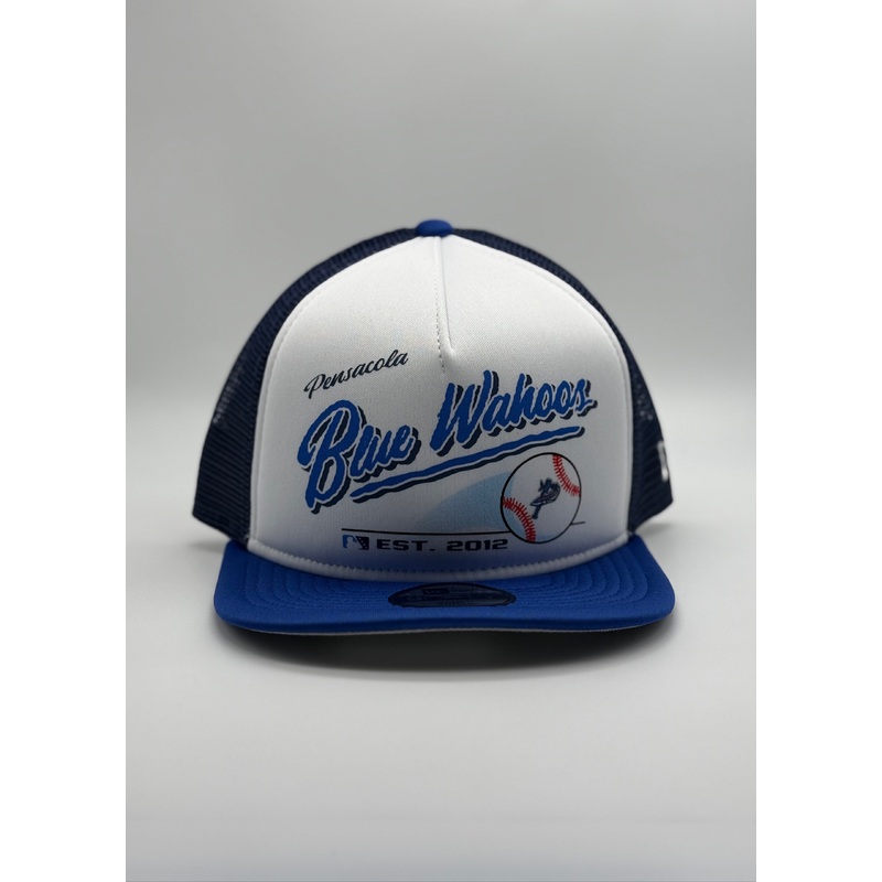Pensacola Blue Wahoos Jr 950 Retro Script Hat