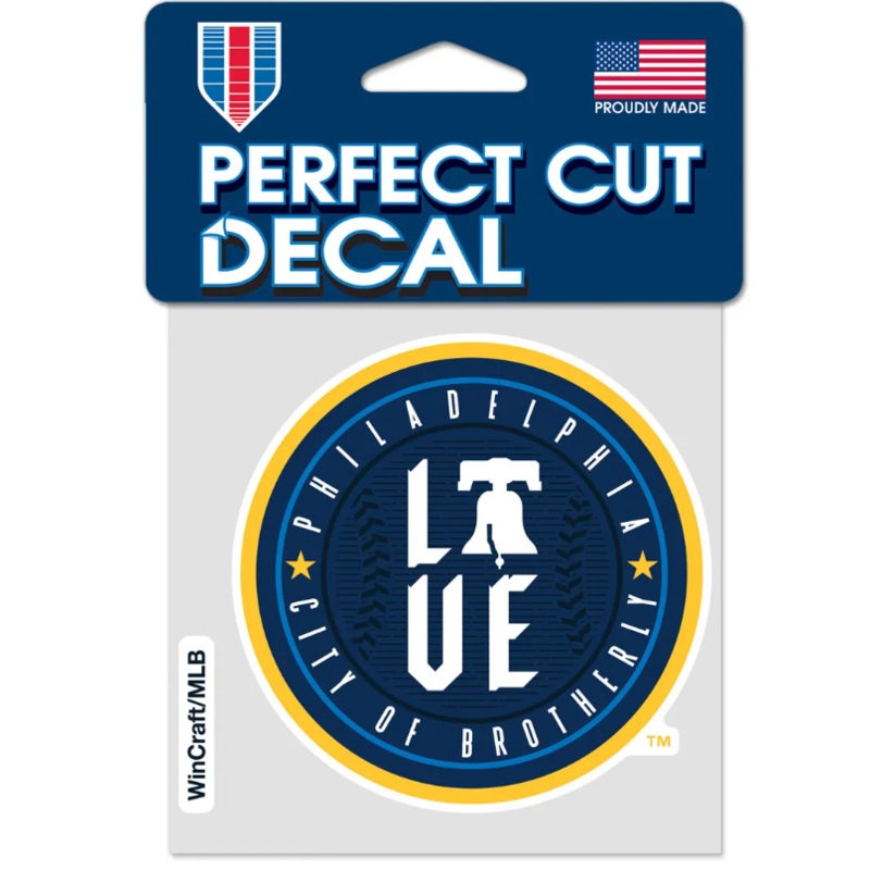 Philadelphia Phillies / City Connect Perfect Cut Color Decal 4″ x 4″