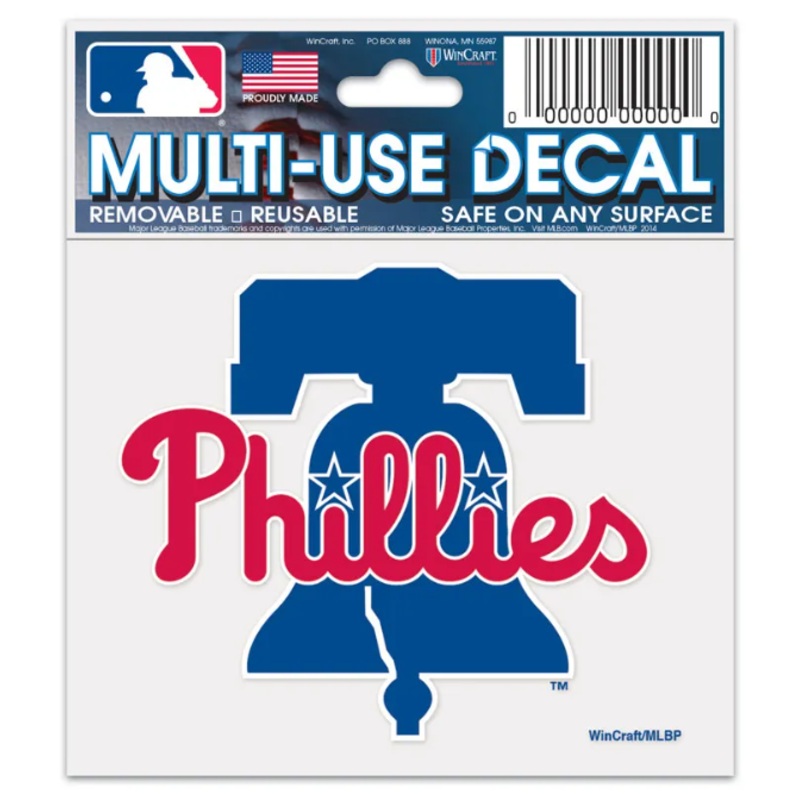 Philadelphia Phillies Multi-Use Decal 3″ x 4″