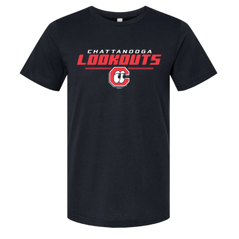 Chattanooga Lookouts Black Heathered Bern Tee