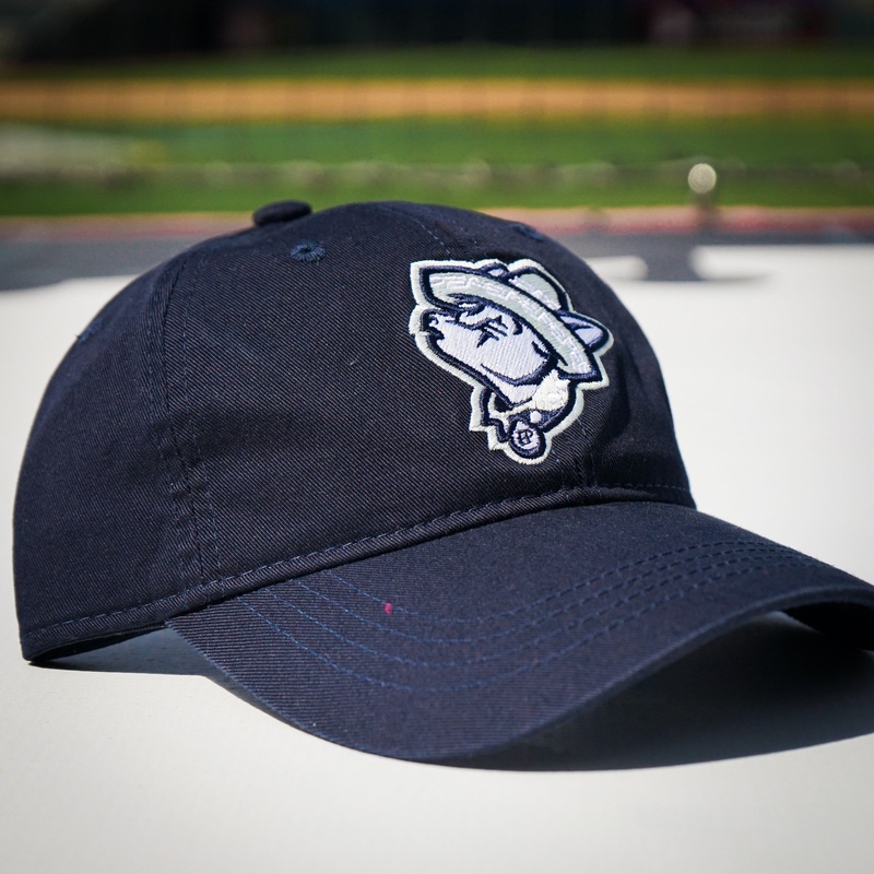 CHIHUAHUAS HOWLING DOG NAVY ADJUSTABLE HAT- OC CAPS