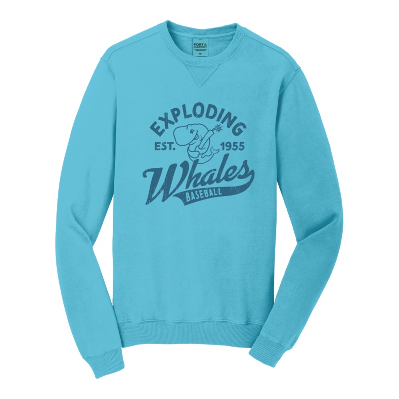 Eugene Emeralds Exploding Whales Tidal Wave Crewneck Sweatshirt