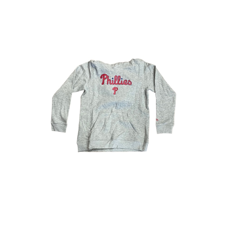 New Era Youth Grey Phillies Hoodie