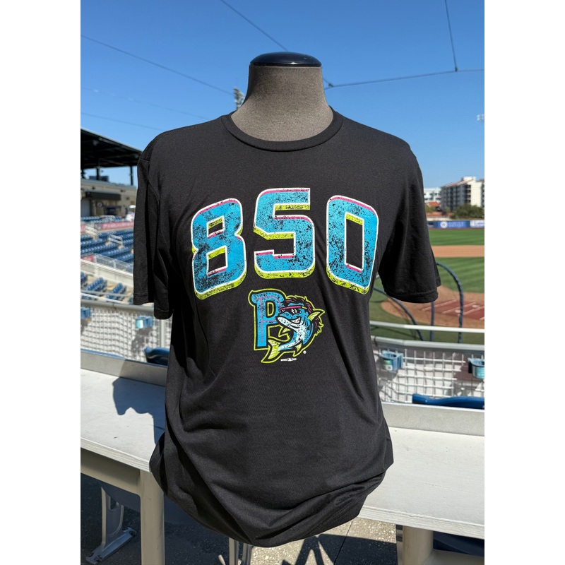 Pensacola Blue Wahoos Mullet Blue Area Code Tee