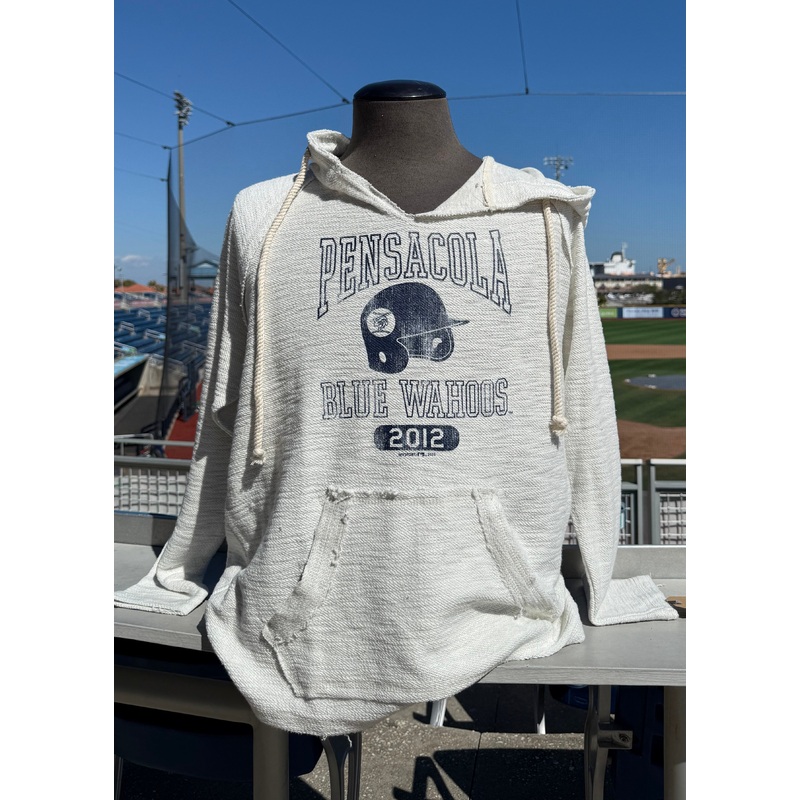 Pensacola Blue Wahoos Oatmeal Baja Hoodie