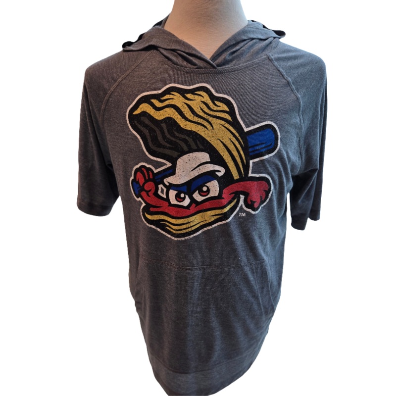 Shuckers Short Sleeve Hoodie with Batting Oyster