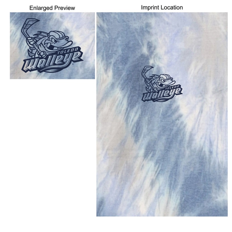 Toledo Walleye Artic Tie Dye Blanket