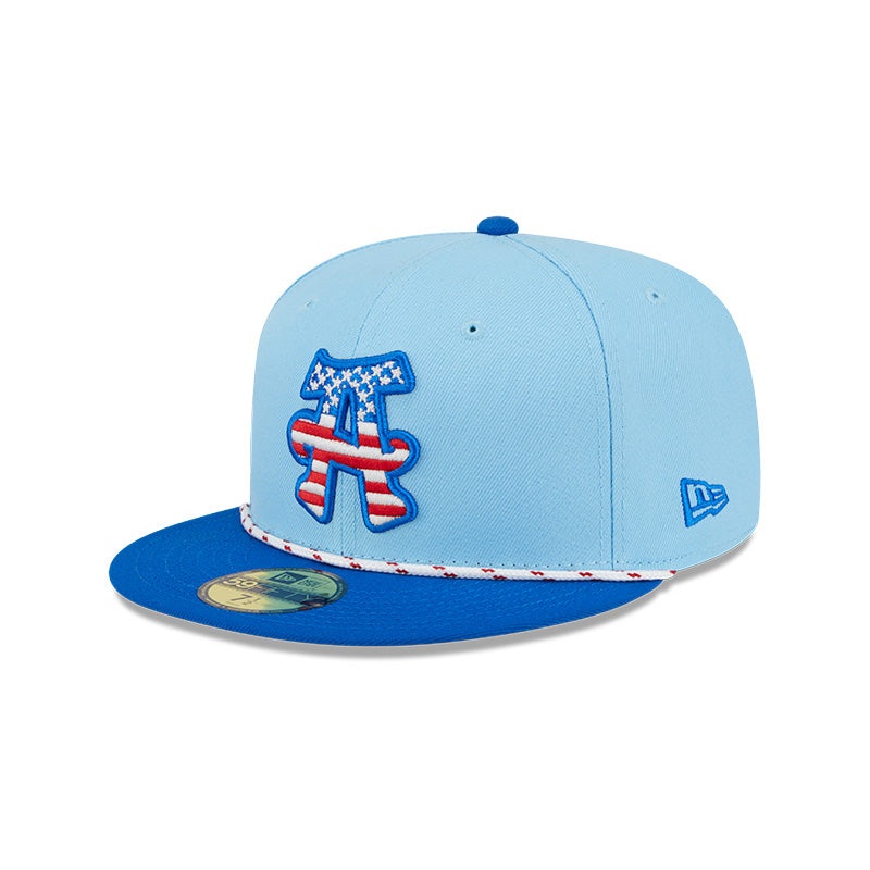2025 The Asheville Tourists Stars and Stripes New Era Cap 59Fifty