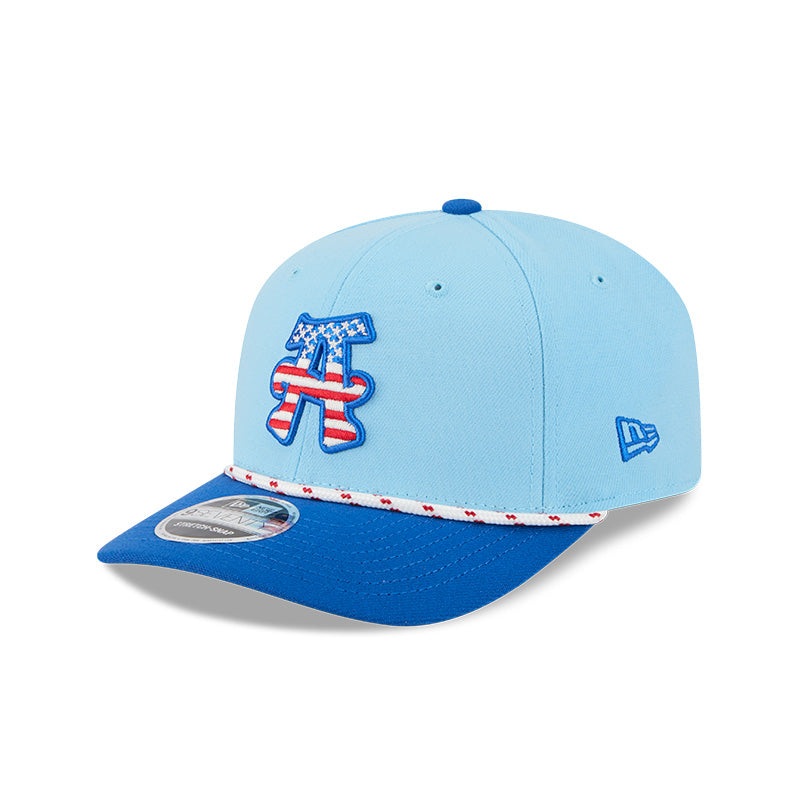 2025 The Asheville Tourists Stars and Stripes New Era Cap 9Seventy
