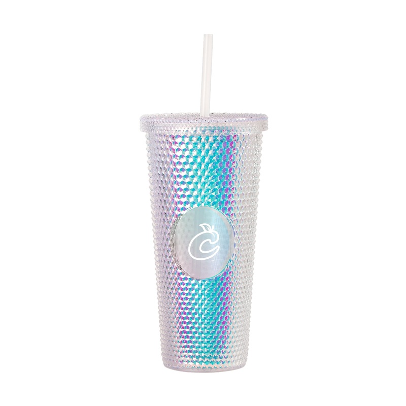 24 oz Studded Iridescent Tumbler