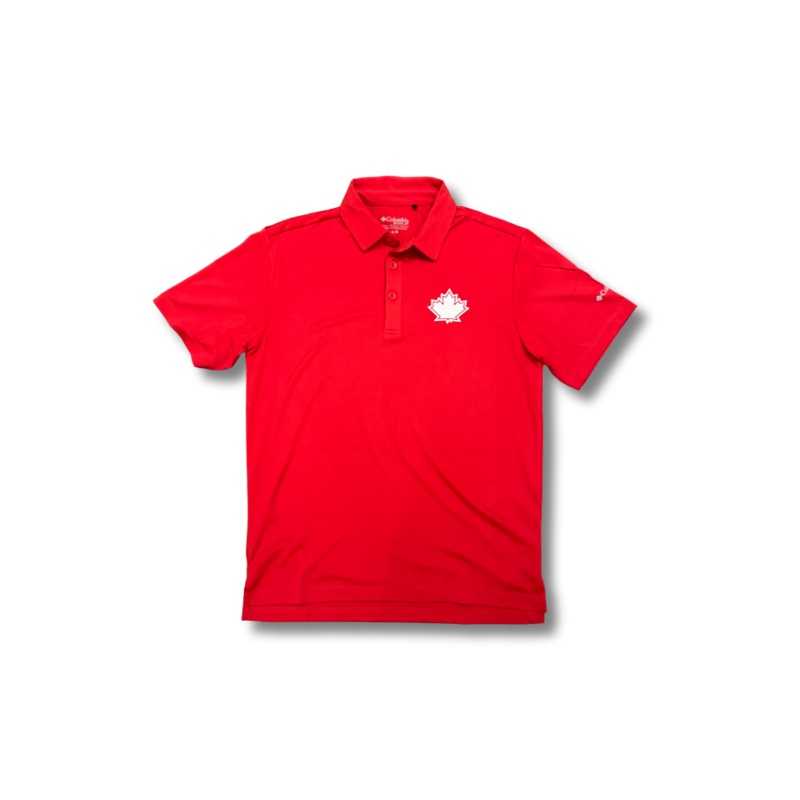Canadians Canada Logo Moisture Wicking Golf Shirt