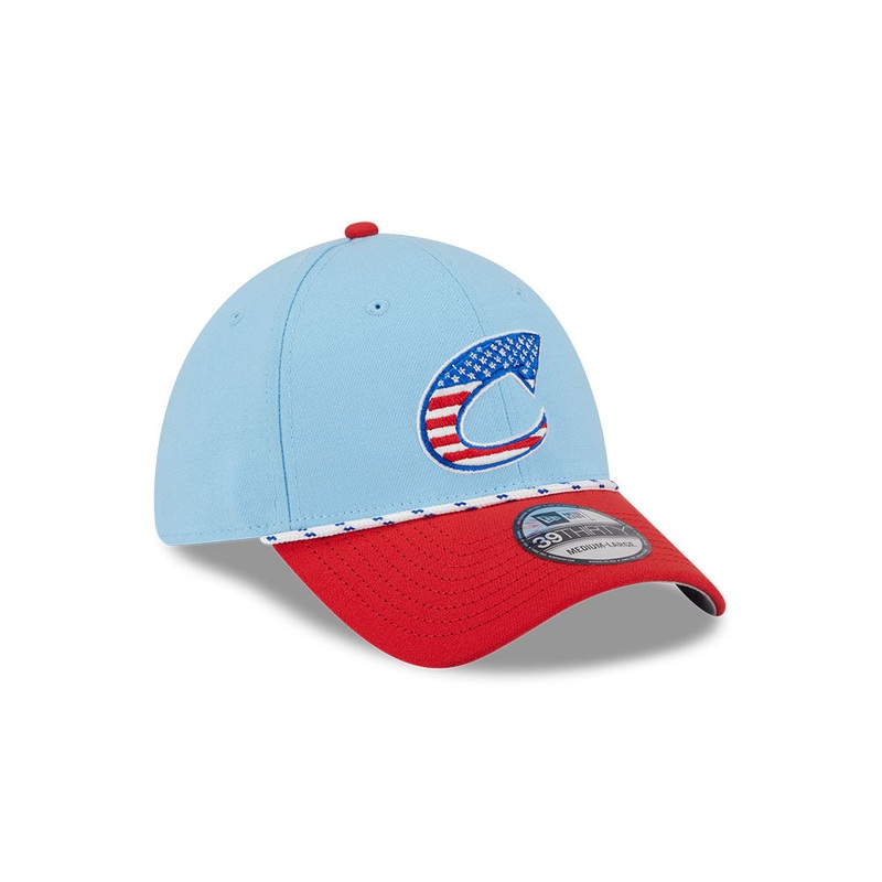 Columbus Clippers 2025 New Era Fourth of July 39Thirty Flex Cap