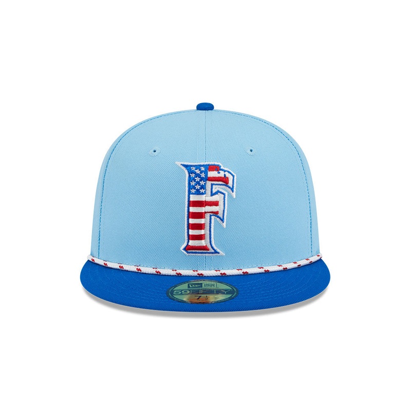 Fayetteville Woodpeckers New Era Authentic July 4th 2025 59Fifty Fitted Cap