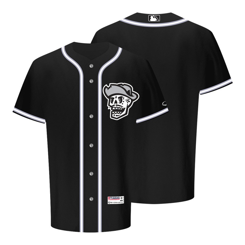 Reyes de Plata Evoshield Alternate Skull Black Authentic Jersey