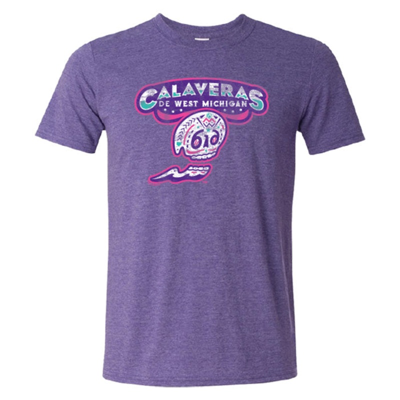 Calaveras de West Michigan Heather Purple Tee – Copa