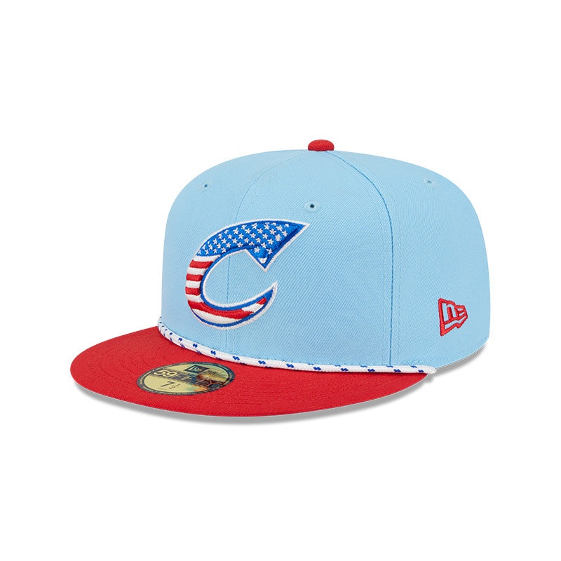 Columbus Clippers 2025 New Era Fourth of July 59FIFTY Fitted Cap