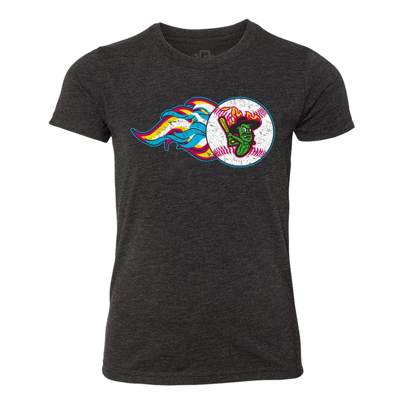 Los Pepinillos Picantes del Norte 108 Stitches Copa Fireball Tee – Youth