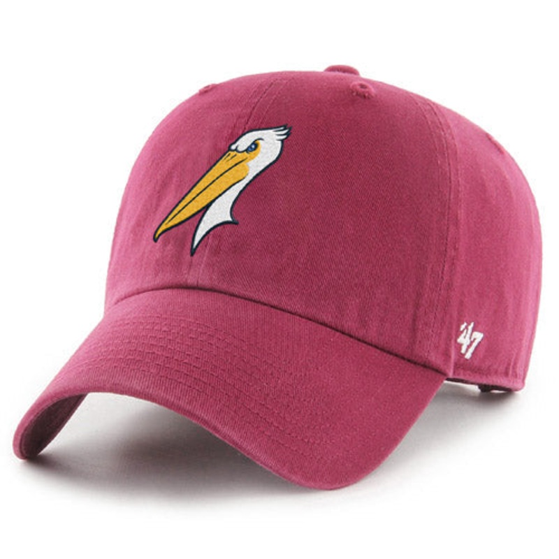 Myrtle Beach Pelicans 47 Brand Cardinal MiLB x NCAA University of South Carolina Alternate Adjustable Sure Shot Clean Up Cap