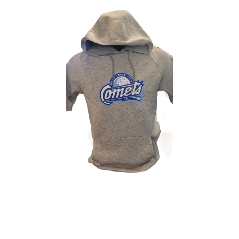 OKC Comets Primary Grey SS Hoodie
