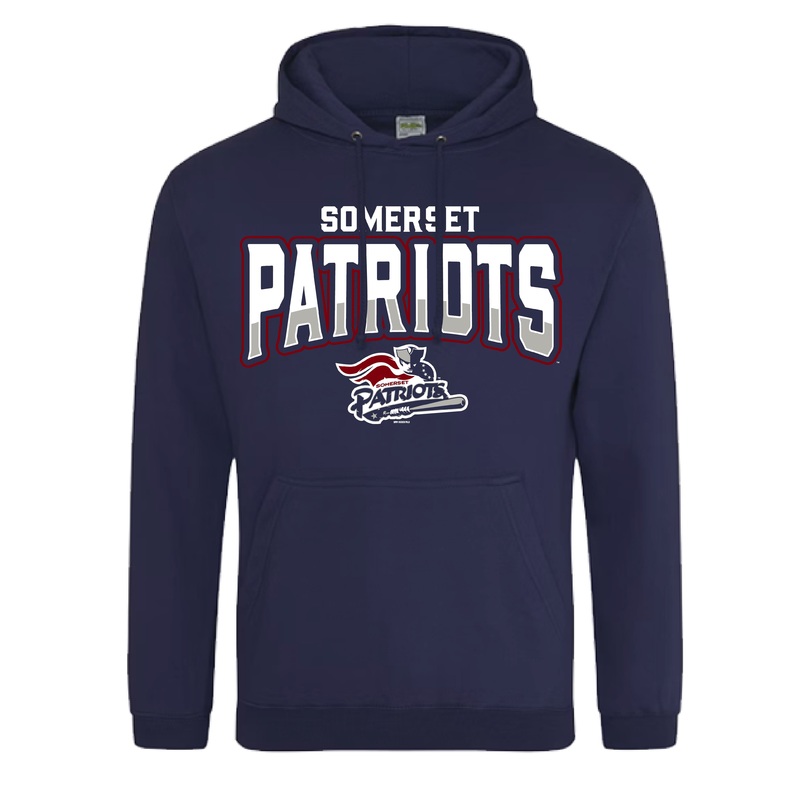 Somerset Patriots Oxford Navy Facelift Hooded Sweatshirt