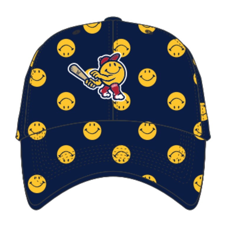 Worcester Red Sox Navy Smiley Confetti Clean Up