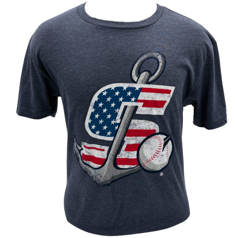 108 Stitches S Anchor Patriotic T-Shirt