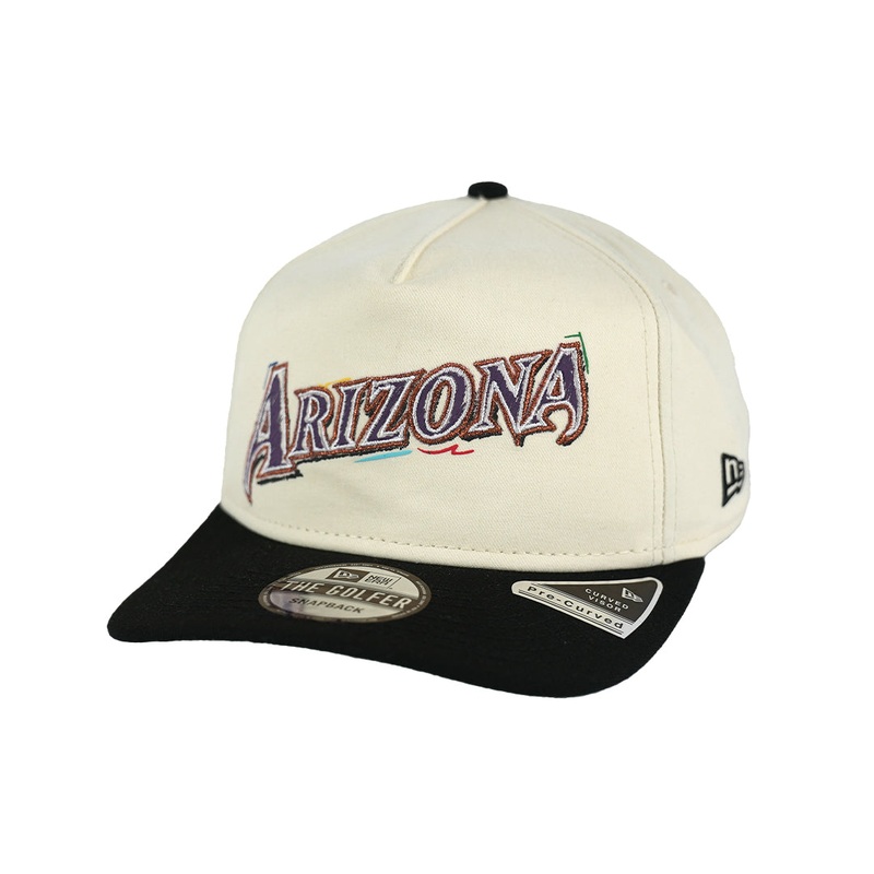 Arizona Diamondbacks Cream Golfer Snapback