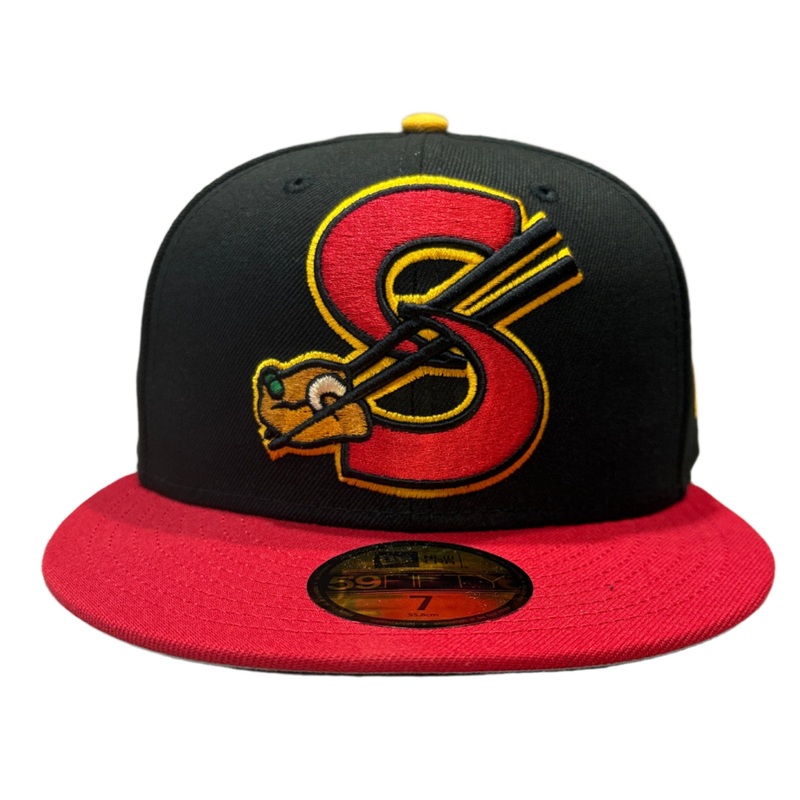 Cashew Chickens New Era 59FIFTY – Black/Red/Gold – 2025