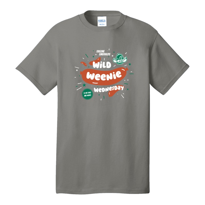 Eugene Emeralds Wild Weenie Wednesday T-Shirt