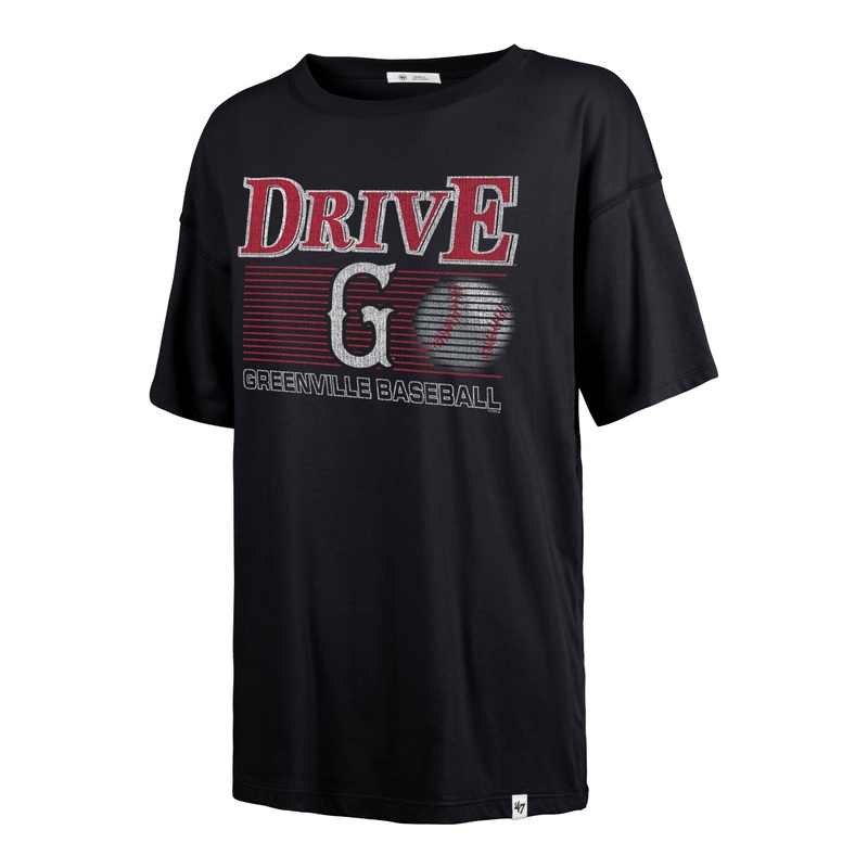 Greenville Drive 47 Brand Women’s Navy Straight Side Sadie Tee