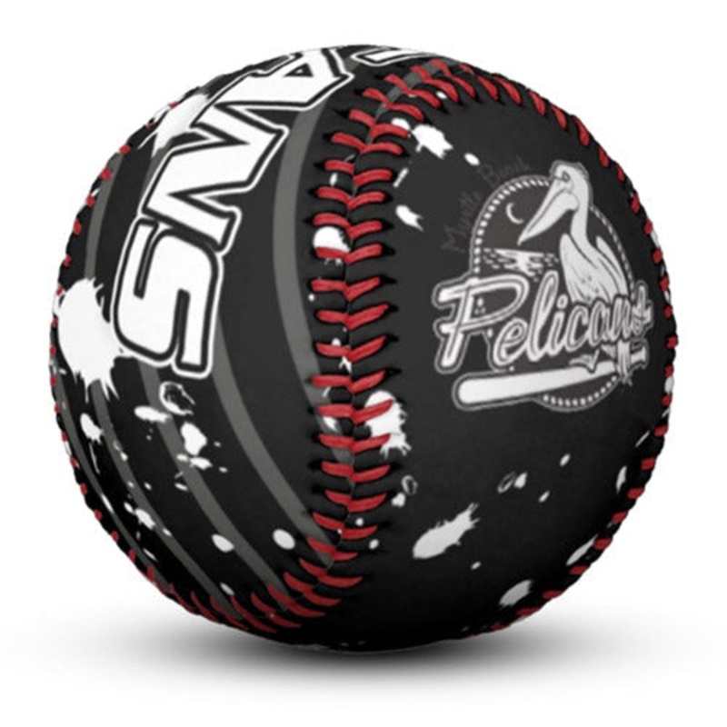Myrtle Beach Pelicans B-More Sports Black Pirate Hard Baseball
