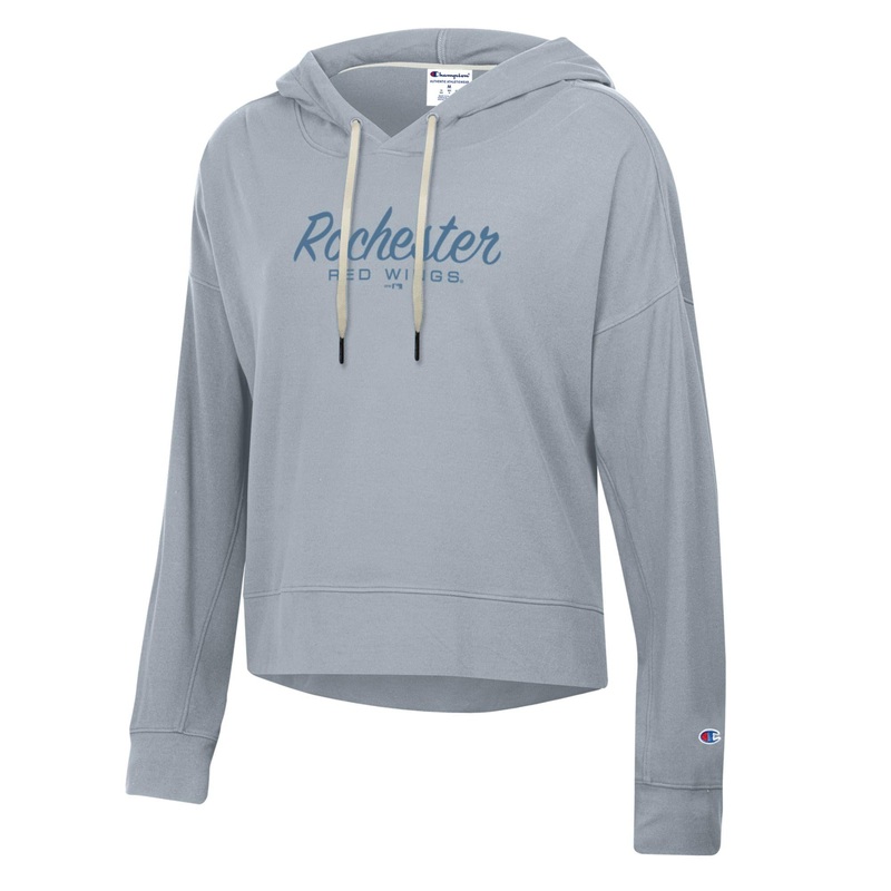 Rochester Red Wings Sueded Crop Hoodie