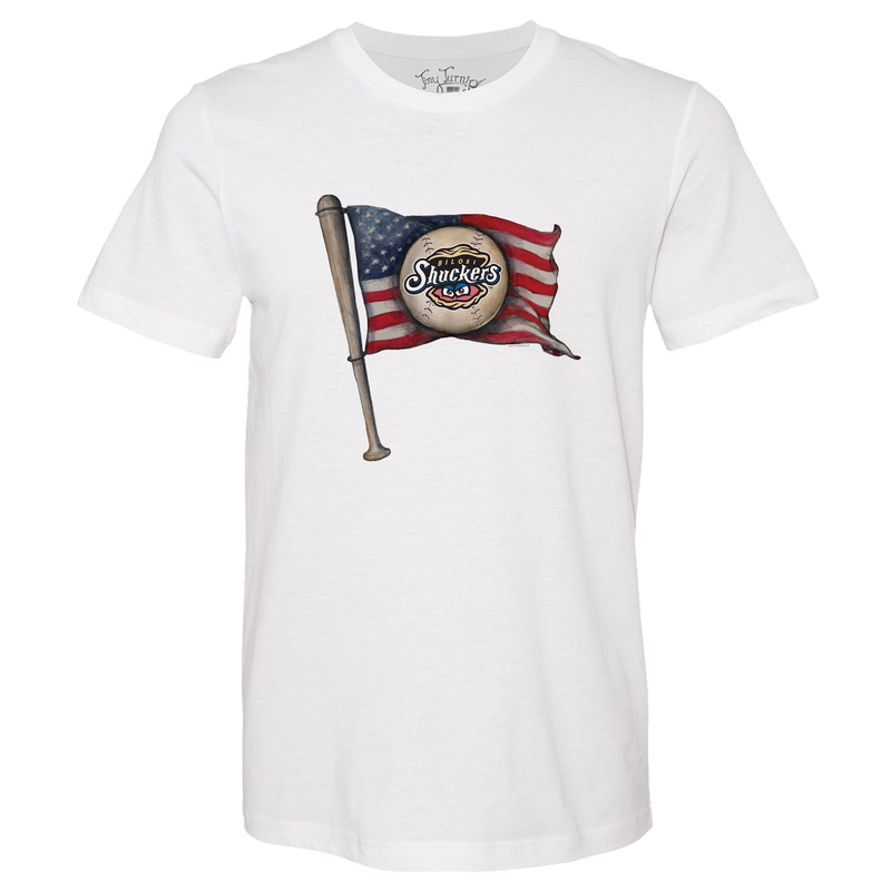Tiny Turnip Unisex Baseball Flag Tee