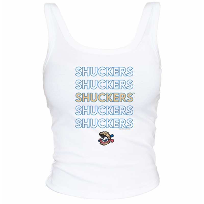 Tiny Turnip Women’s Classic Stacked Shuckers Ribbed Tank