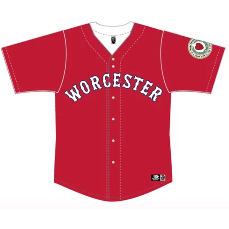 Worcester Red Sox Red Worcester 6 Jersey